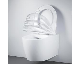 Комплект 10 386 0SH00 -  тоалетна чиния BauCeramic и тънка седалка