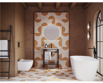 Гранитогрес Mavelo Patchwork Terracotta  29.8/29.8 см.